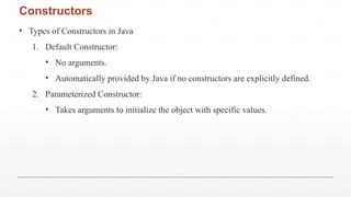 OOP Programming TEchniques used in Java | PPTX