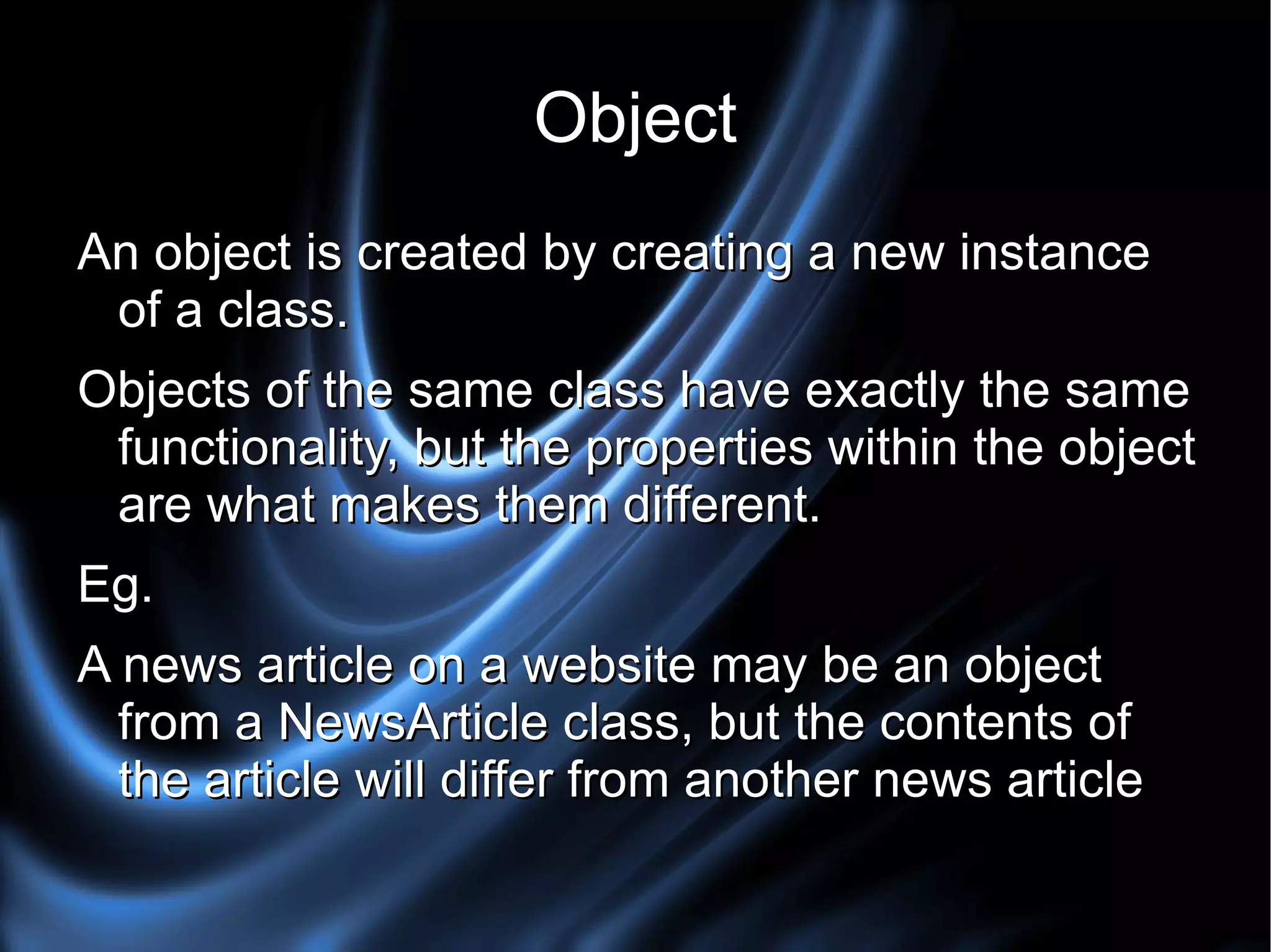 Many more things beyond the scope of this tutorial 