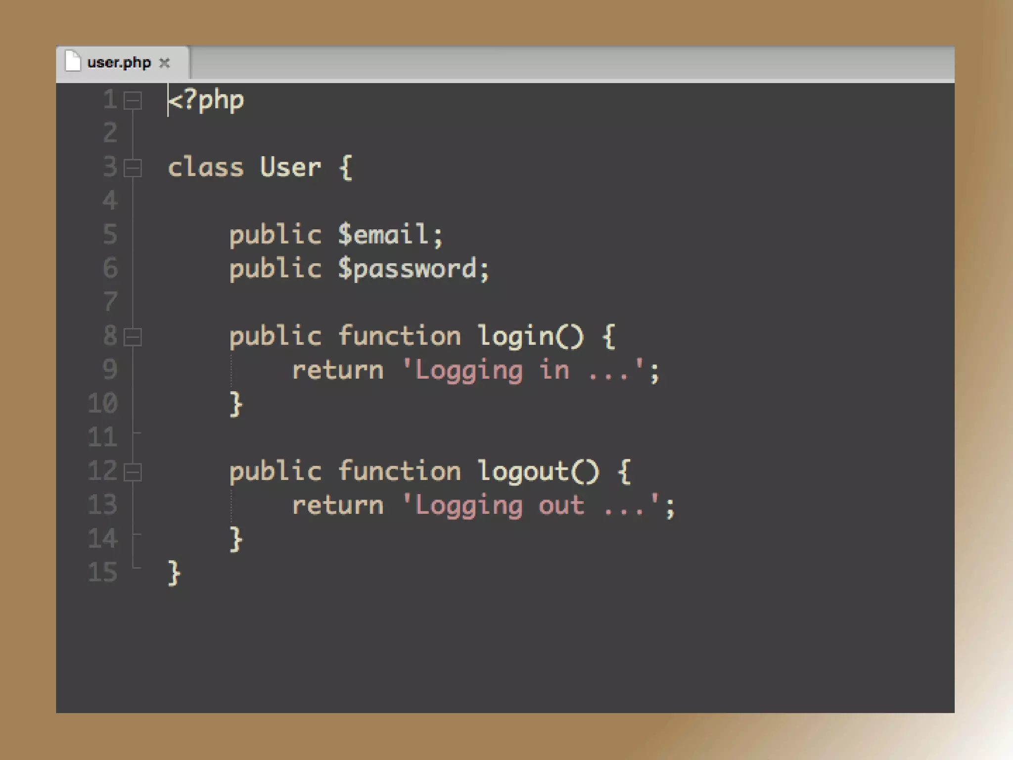 Add to index.php …
 