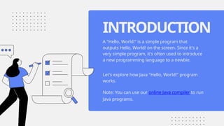 Comprehensive Introduction to Java Programming: Hello World and Basic I ...