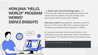 Comprehensive Introduction to Java Programming: Hello World and Basic I ...