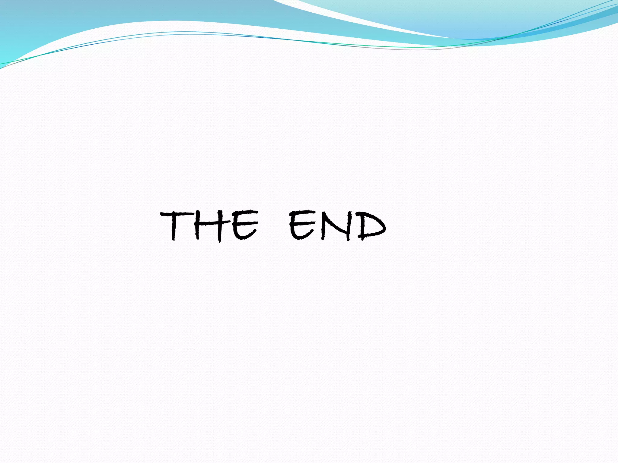 THE END
 