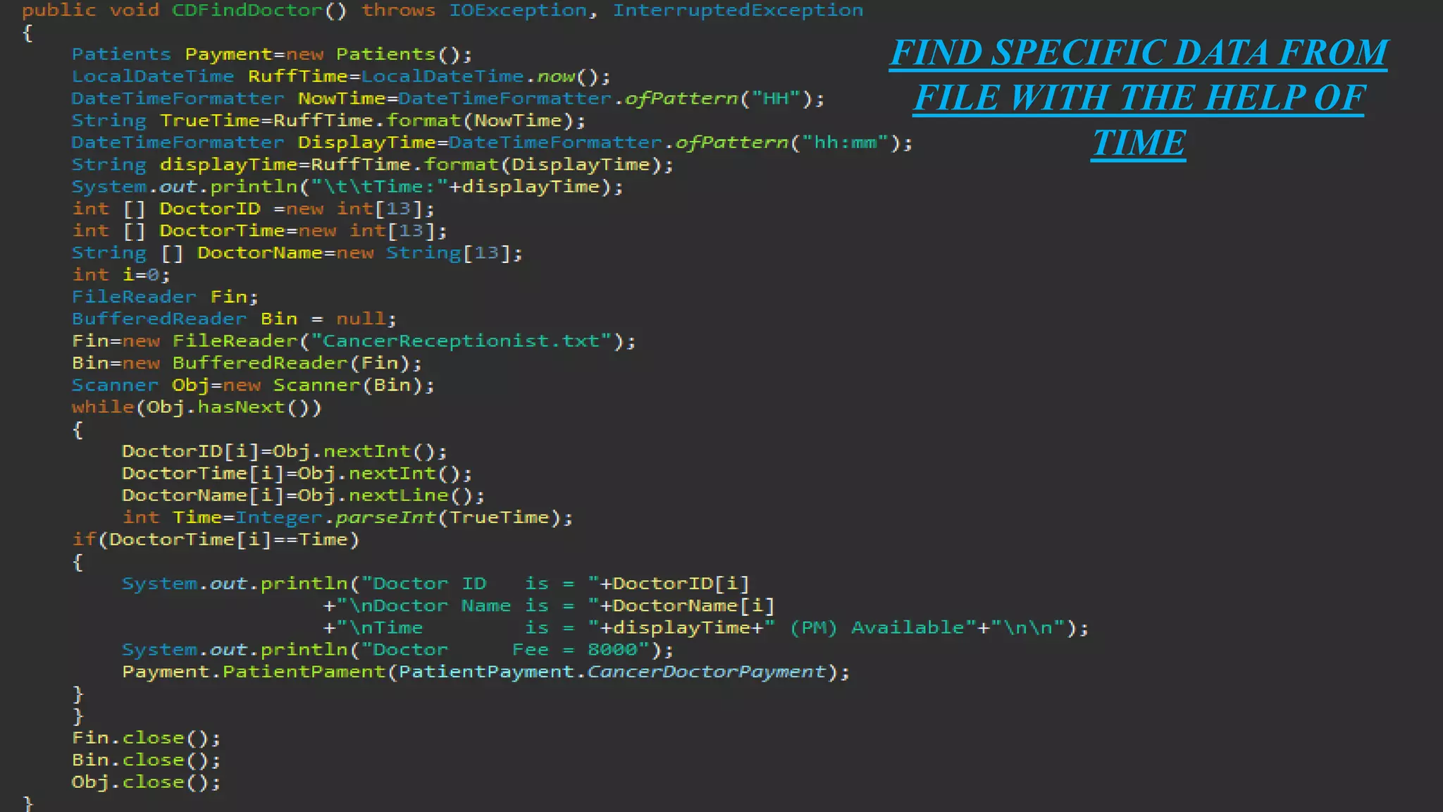 File Handling in Java Oop presentation | PPT