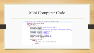 Mini Code Location Mini Computer Project | PPTX