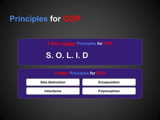 OOP Principles | PPTX | Programming Languages | Computing