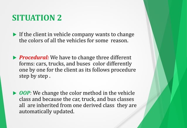 PROCEDURAL ORIENTED PROGRAMMING VS OBJECT ORIENTED PROGRAMING | PPTX ...