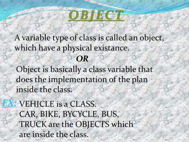Object-Oriented Programming (OOPS) in C++ | PPTX