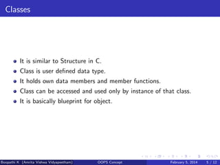 C++ OOPS Concept | PDF