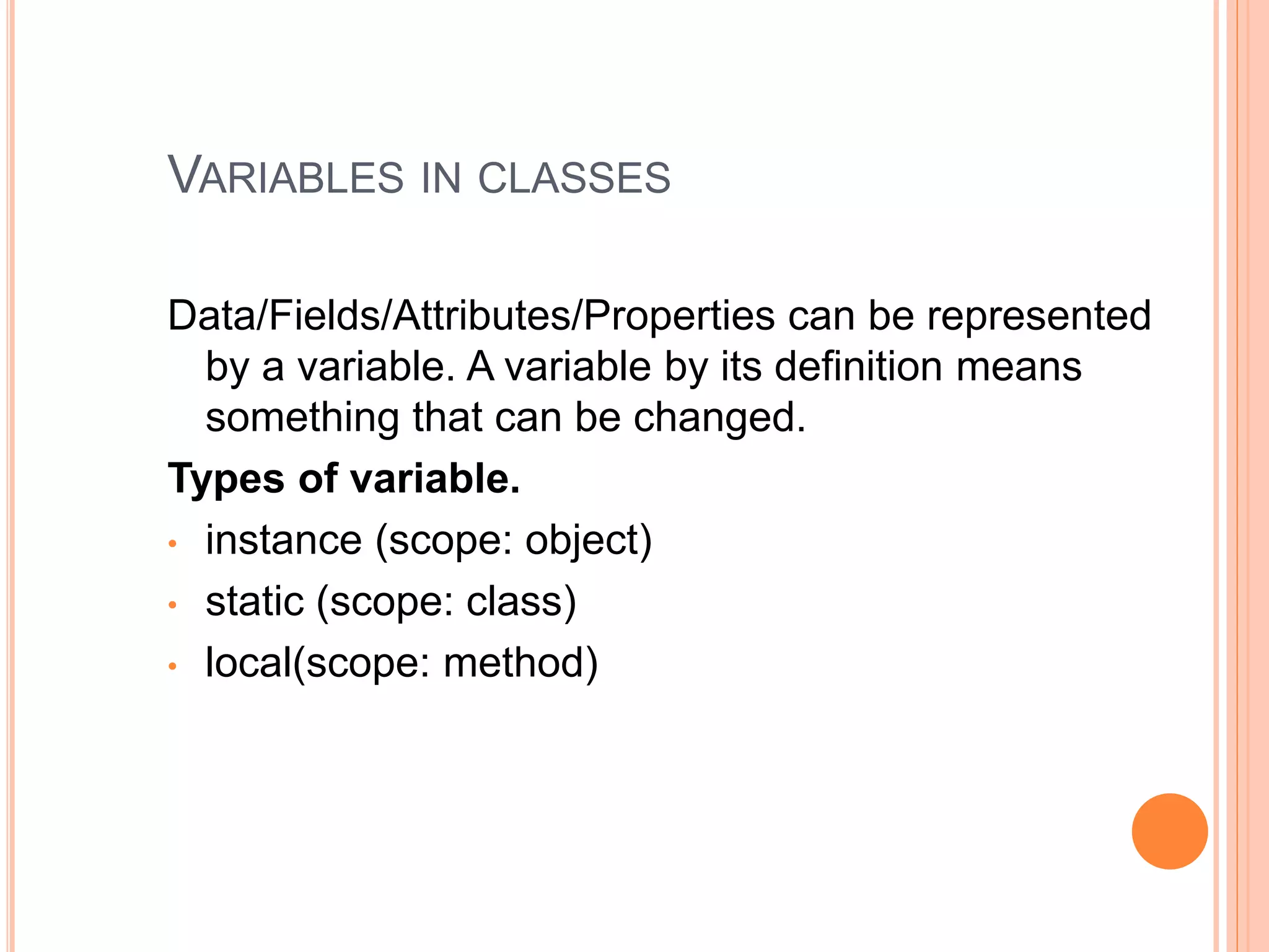 object oriented programming(PYTHON) | PPT
