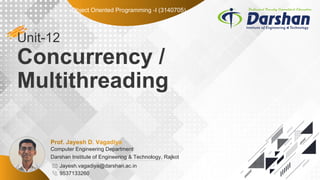 concurrency & multithreading in oops in java | PDF