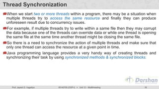 concurrency & multithreading in oops in java | PDF