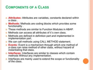 Oops abap fundamental | PPTX | Programming Languages | Computing