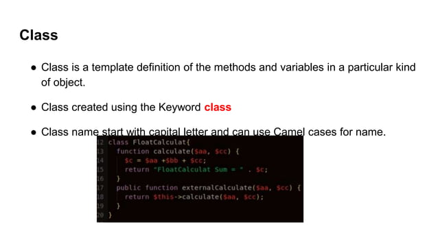 Object Oriented Programming - Basic Concepts | PPT