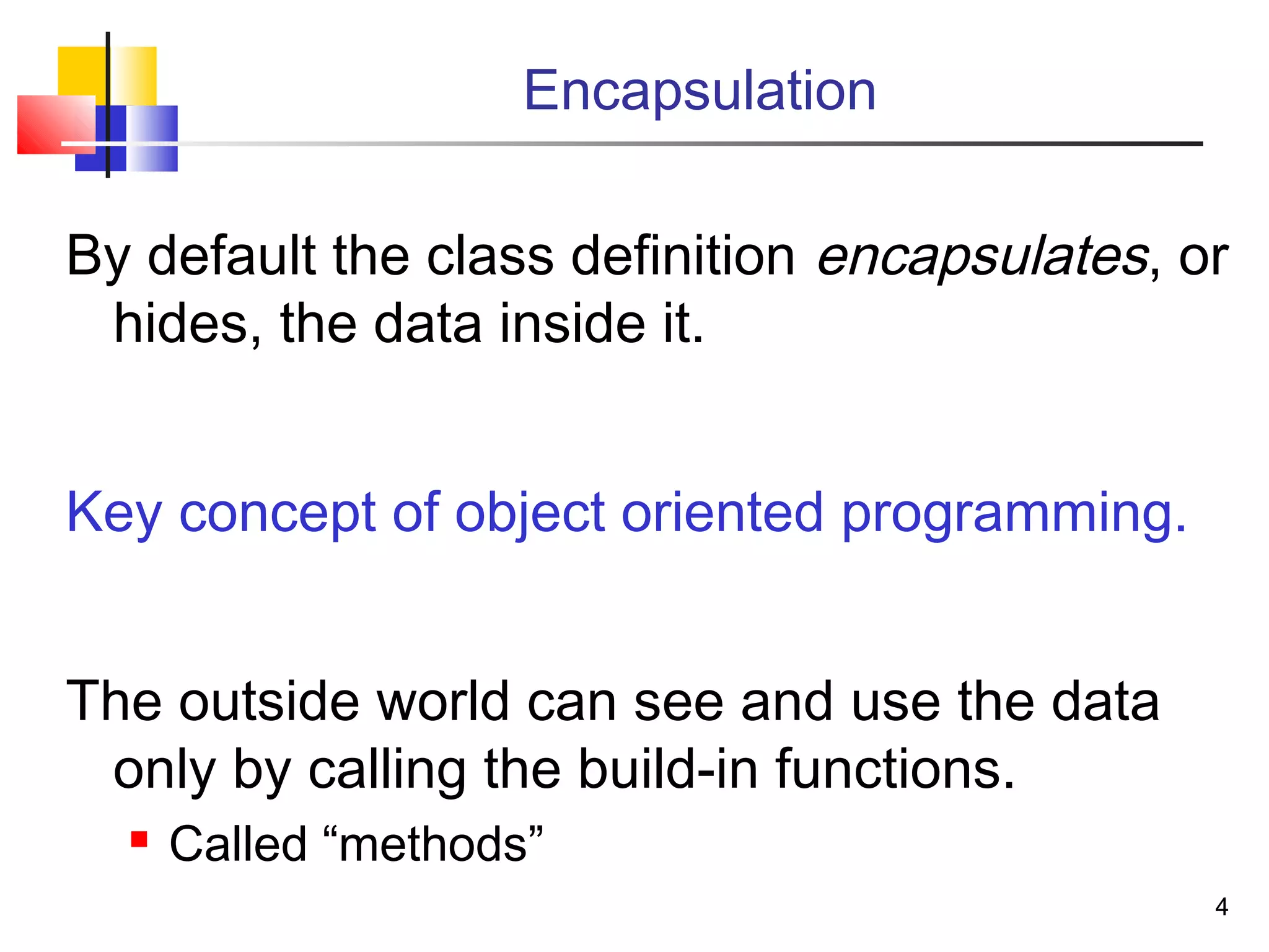 Oops concept in c ppt