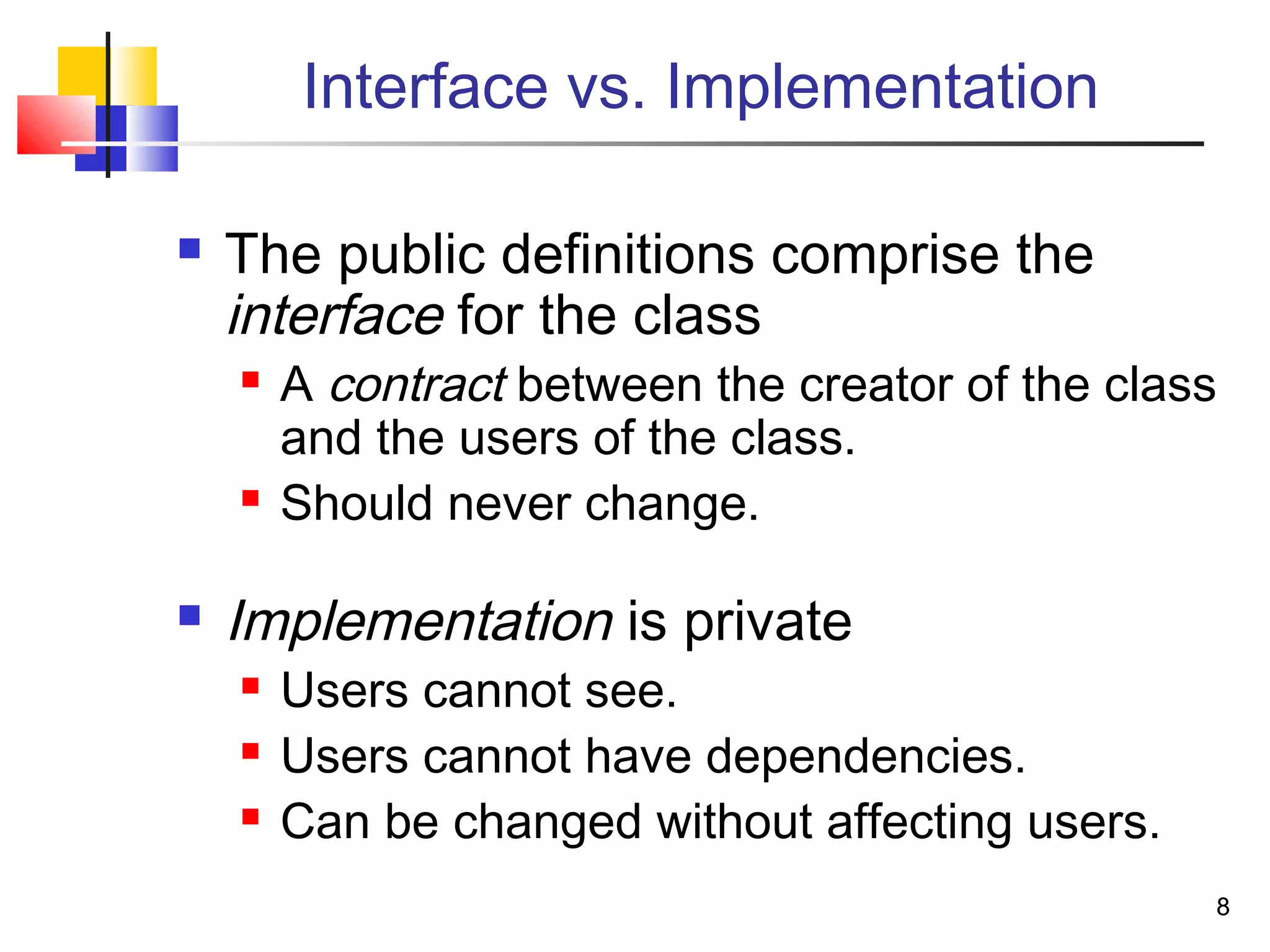 Oops concept in c ppt