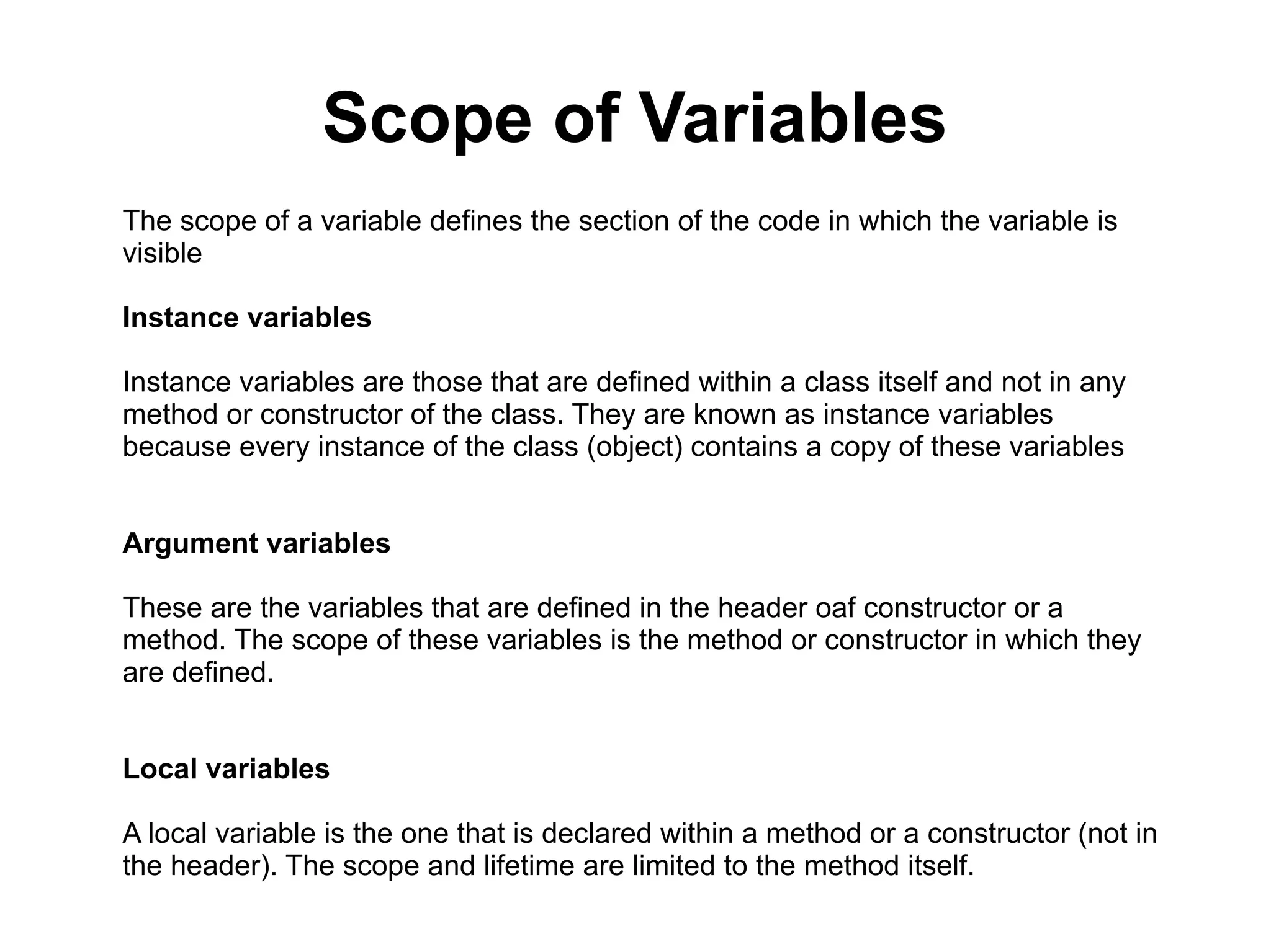 Object oriented principles | PPT