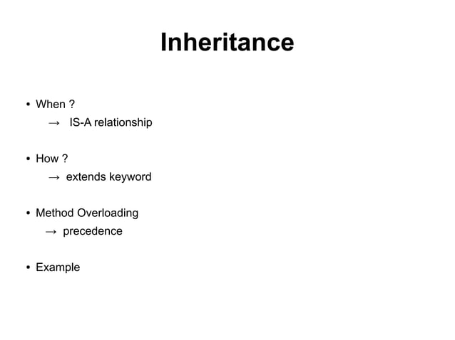Object oriented principles | PPT