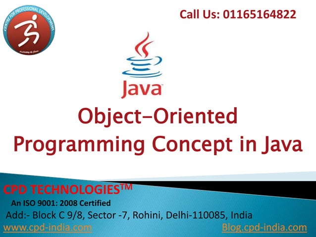 oops concept in java | object oriented programming in java | PPTX