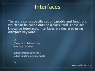 Oops concepts in php | PPT