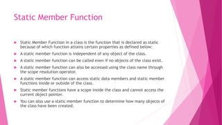 OOPs & C++ UNIT 3 | PPTX