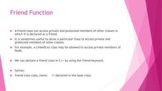 OOPs & C++ UNIT 3 | PPTX
