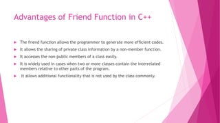 OOPs & C++ UNIT 3 | PPTX
