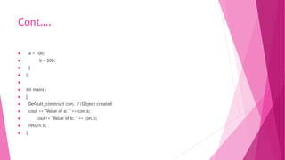 OOPs & C++ UNIT 3 | PPTX