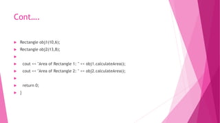 OOPs & C++ UNIT 3 | PPTX