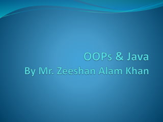 OOPS in Java | PPT