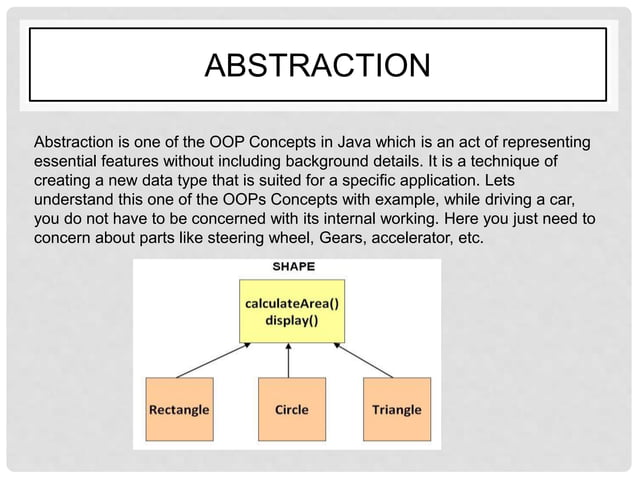 OOPS In JAVA.pptx | Programming Languages | Computing