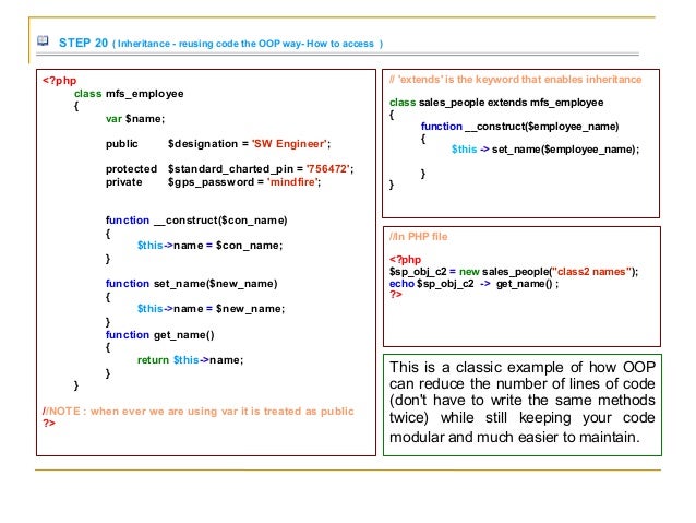 Basic Oops concept of PHP