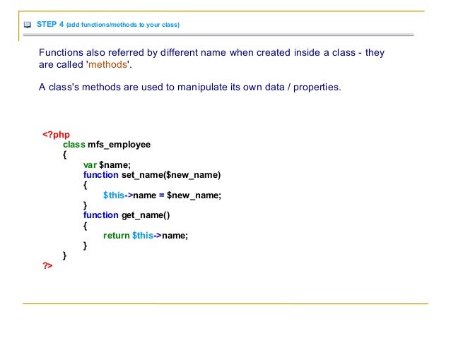 Basic Oops concept of PHP