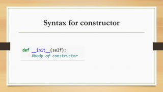 Syntax for constructor
 