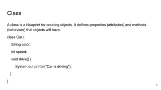 Object Oriented Programming Using Java Concepts | PPTX