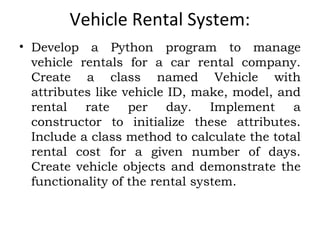 Comprehensive Guide to Object-Oriented Programming in Python with ...