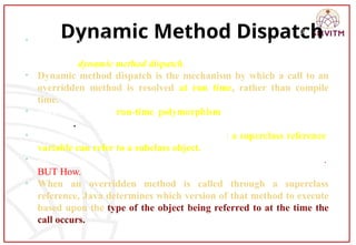 ObjectOrientedProgrammingSystem with java module3 | PPTX