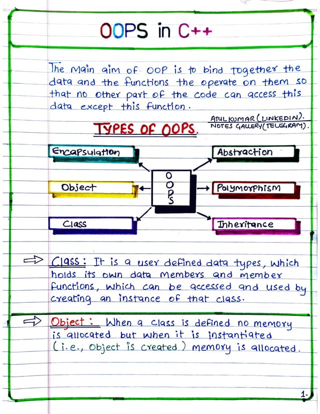 OOPS Notes(C++).pdf