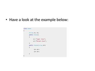 • Have a look at the example below:
 