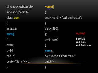 OOPS Basics With Example | PPTX