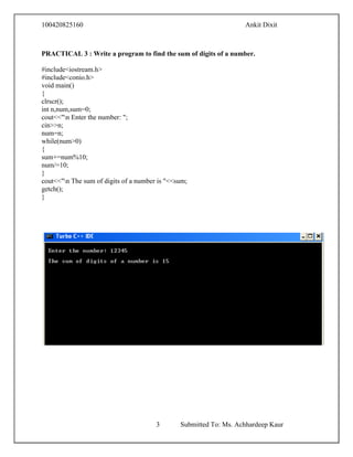 Oops practical file | DOCX