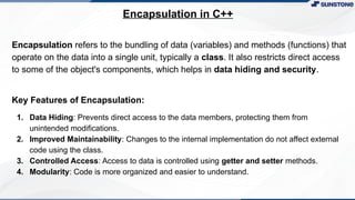 Comprehensive Introduction to Object-Oriented Programming in C++ | PPTX