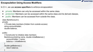 Comprehensive Introduction to Object-Oriented Programming in C++ | PPTX