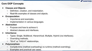 Comprehensive Introduction to Object-Oriented Programming in C++ | PPTX