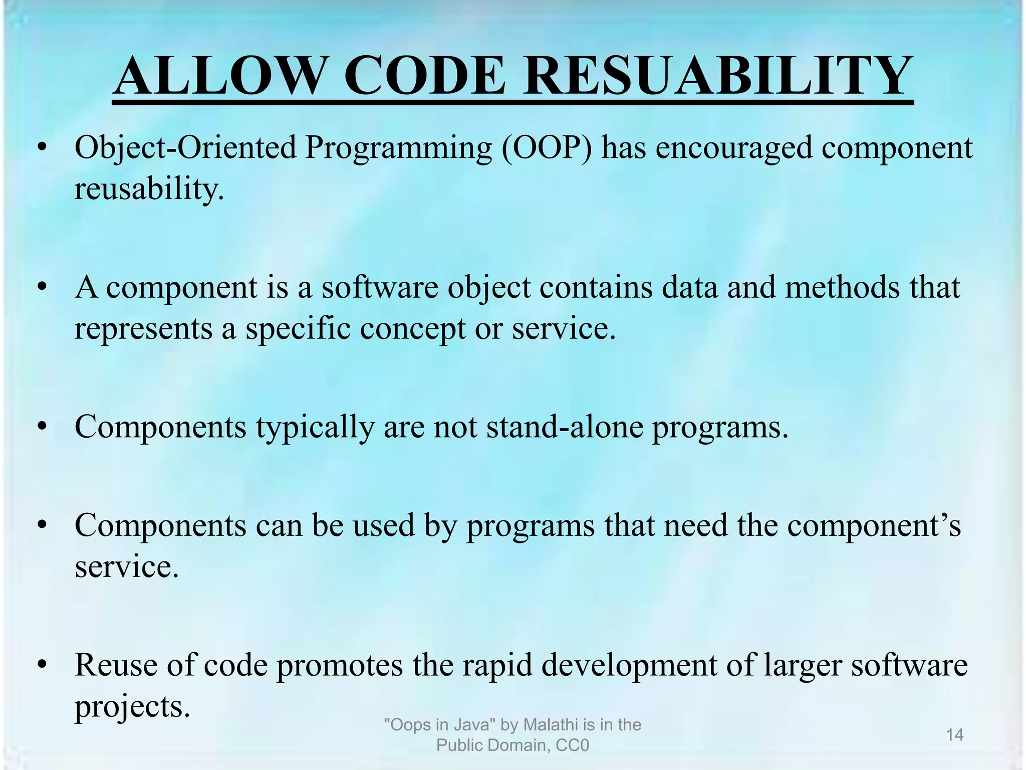 Oops in Java | PPT