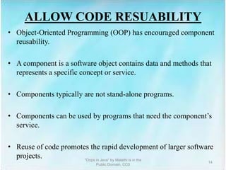 Oops in Java | PPT