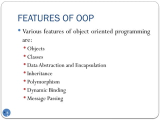 object oriented programming presentation | PPTX