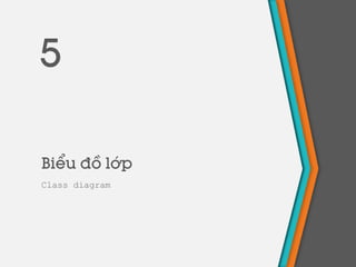 Biểu đồ lớp
Class diagram
5
 