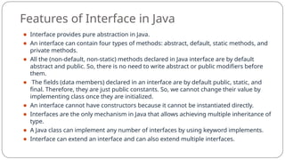 Comprehensive Guide to Java Interfaces and Multiple Inheritance | PPTX