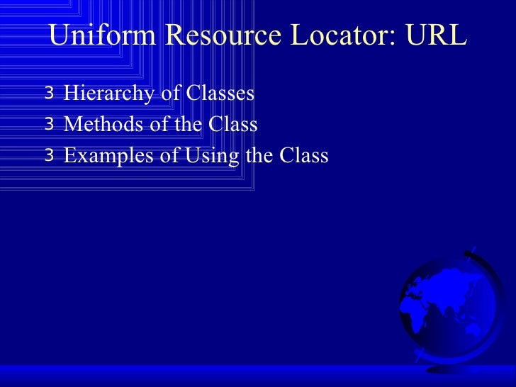 URL Class in JAVA