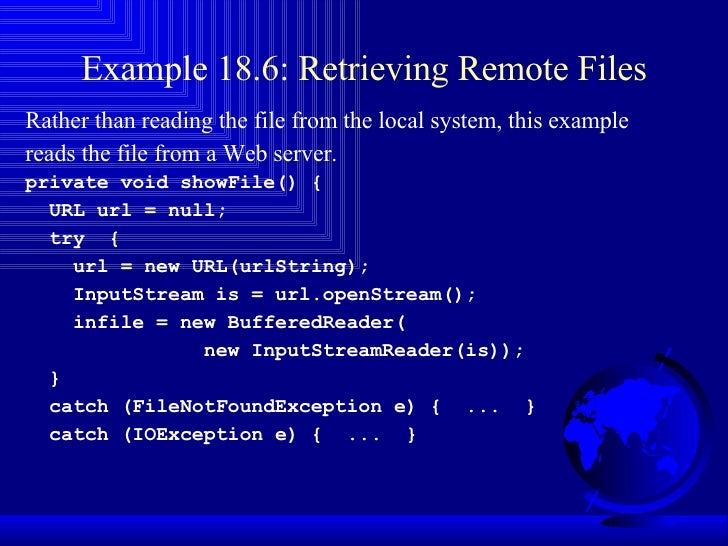 URL Class in JAVA